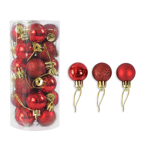 Bolas brillantes y mate para árbol de Navidad