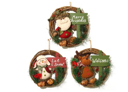 Decoración navideña: reno, muñeco de nieve o Papá Noel