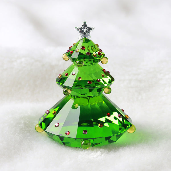 Adorno de cristal para árbol de Navidad, verde