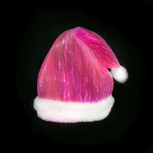 Gorro navideño con luz LED de colores (USB)