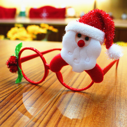 Gafas de fiesta navideñas: conejo, muñeco de nieve, Papá Noel