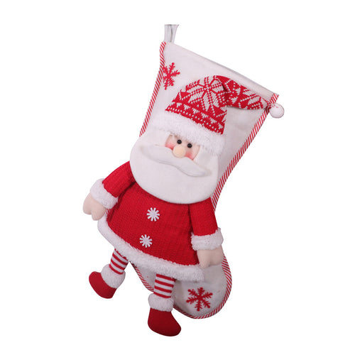 Calcetín navideño decorativo para caramelos