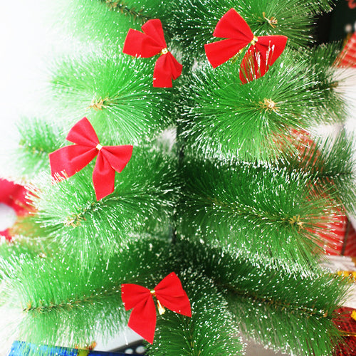 Lazos pequeños de 5 cm para árbol de Navidad, pack de 12